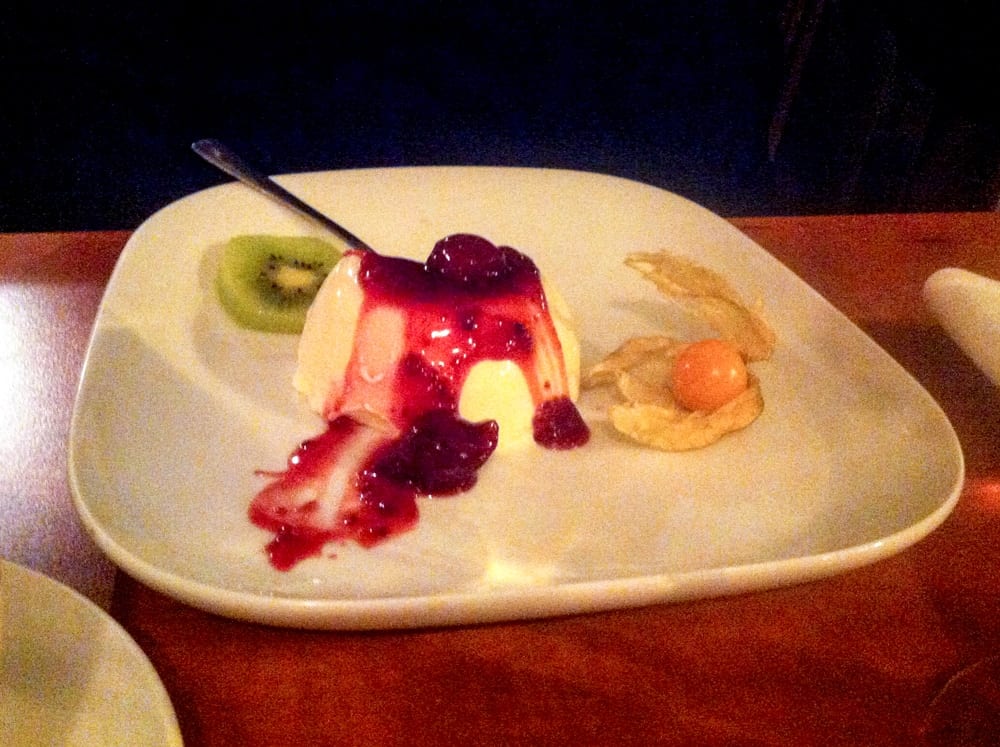 Panna Cotta im Restaurant Lesendro Berlin